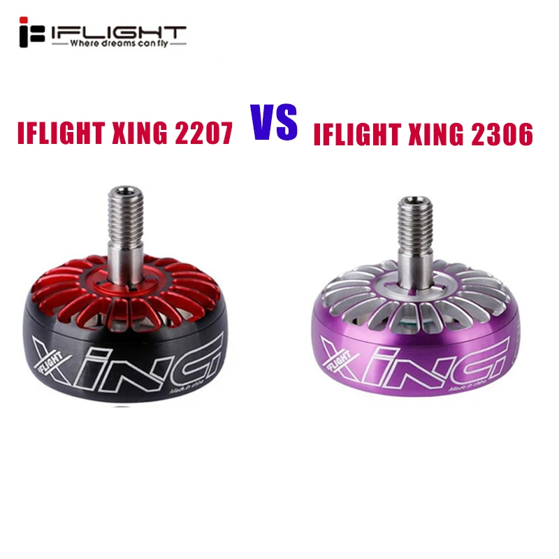 2 шт. бесщеточный Ротор двигателя iFlight XING 2306/2207 1700KV 1800KV 2450KV 2750KV для