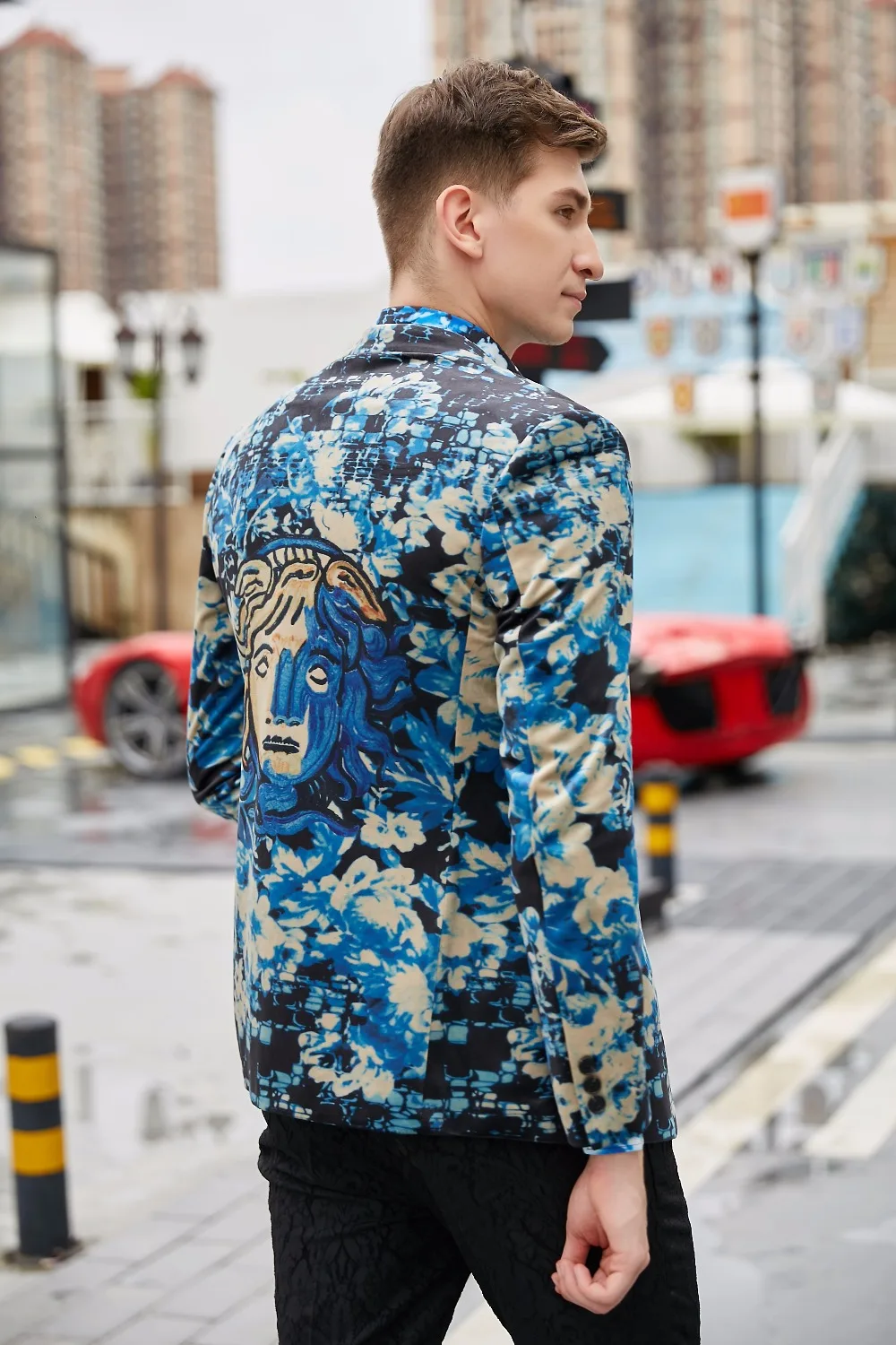 2018 новый дизайн для цветок blazer|Пиджаки| |