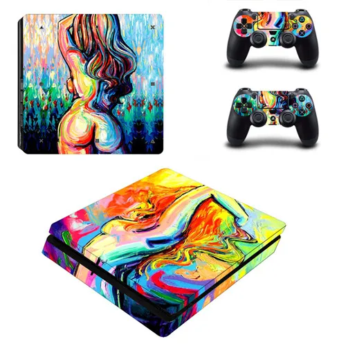 YSP4S-2289 День игры Ограниченная серия PS4 тонкая кожа Виниловая наклейка, стикер для Playstation 4 PS4 Slim Skin консоль и 2 контроллера - Цвет: YSP4S-2289