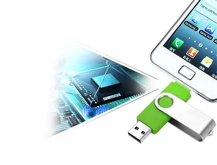 Двойной Порты и разъёмы смарт телефонов OTG USB флеш накопитель 64Гб флэш 32 ГБ Флэшка