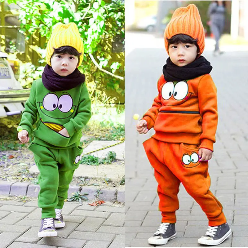 Осенние модные милые комплекты детской одежды детский пуловер для маленьких