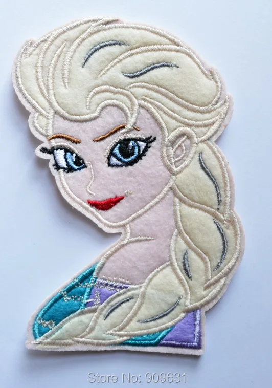 Большой 4 7 дюймовый Высокий ~ Снежная Королева Принцесса Железный На Аппликация