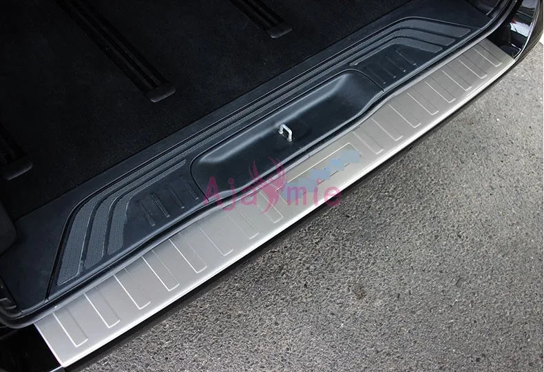 Exterior door sill 304 Нержавеющая сталь сзади порог для багажника хвост ворота бамперный диск для Мерседес-Бенц Вито W447 аксессуары - Название цвета: Exterior door sill
