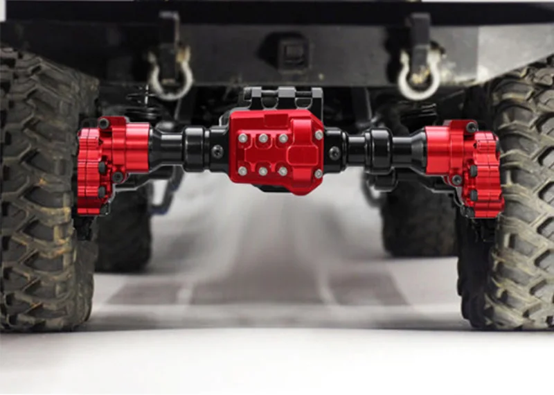 TRX4 алюминиевый передний и задний портал кожух полуоси для 1/10 RC Гусеничный автомобиль Traxxas Axles Upgrade части