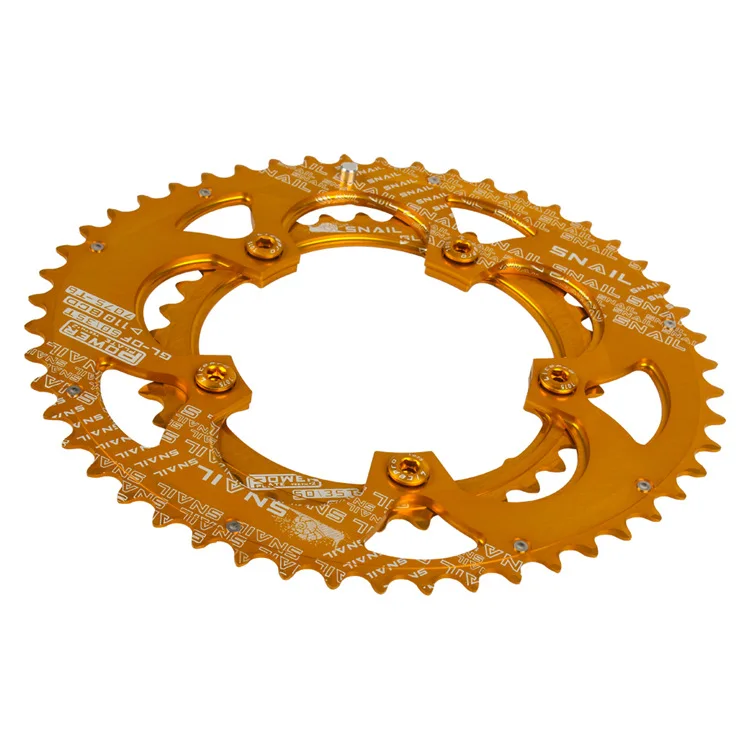 Дорожный велосипед овальная цепь с двойной скоростью для sram shimano 700c crankset 50 T/35 T