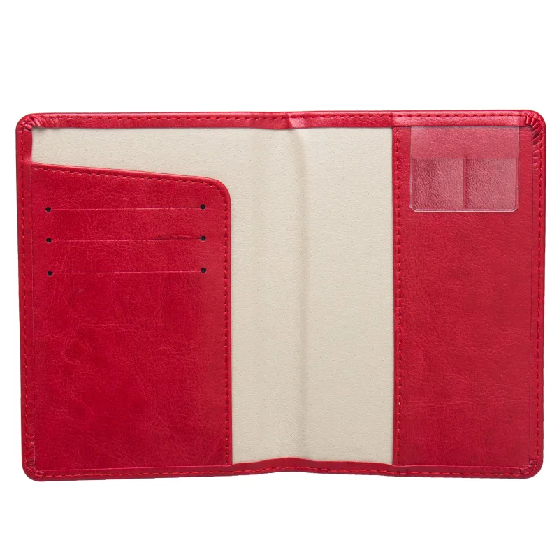 USA double-headed eagle red fashion International standard size passport cover waterproof solid pu leather holder | Багаж и сумки