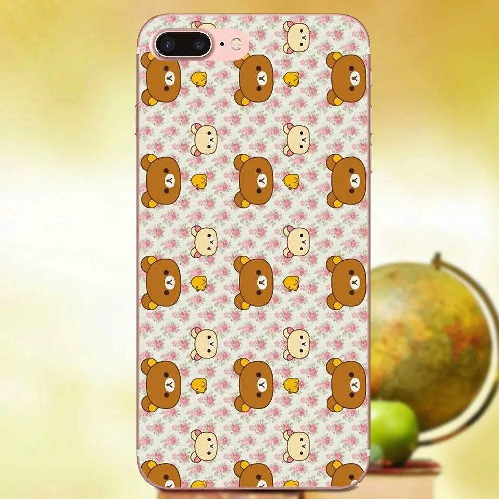 Bear Rilakkuma Usb для Galaxy J1 J2 J3 J330 J4 J5 J6 J7 J730 J8 2015 2016 2017 2018 mini Pro мягкий термополиуретановый