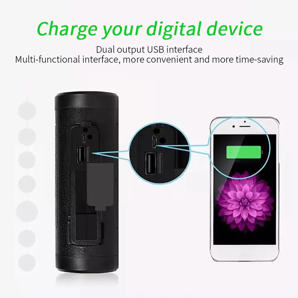 Многофункциональный уличный Bluetooth фонарик мини динамик проигрыватель радио
