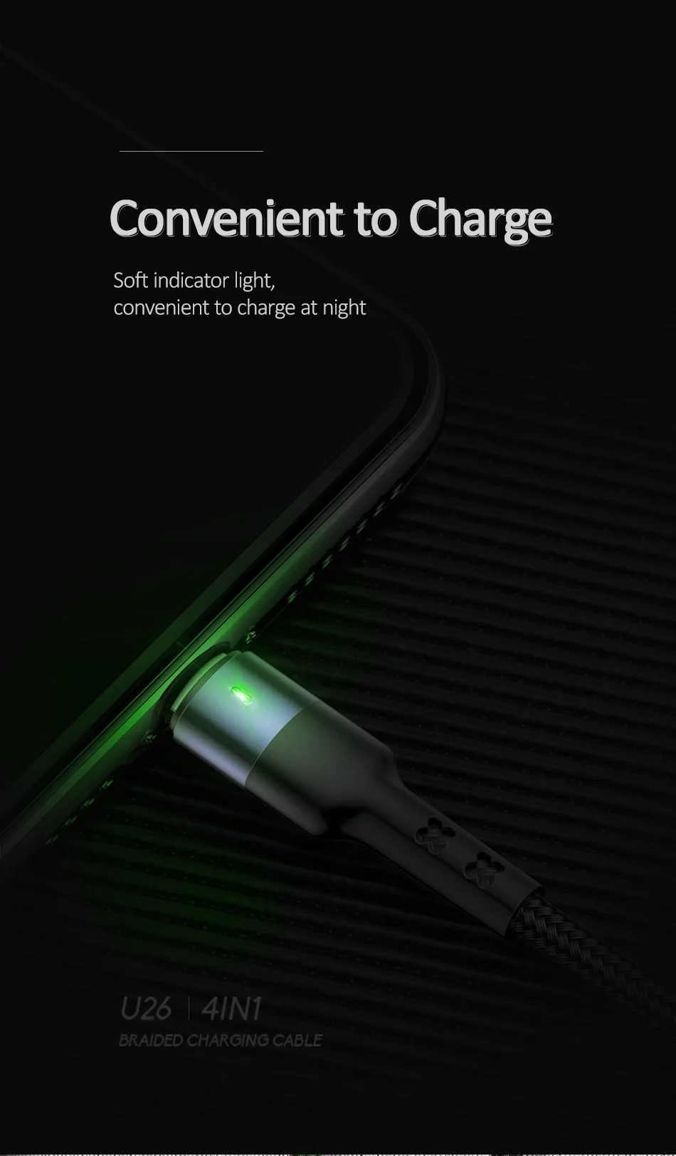 USAMS 4 в 1 Micro USB кабель 3A type C кабель для iPhone USB C кабель для зарядки 3 в 1 Пружинные шнуры для iPhone x xs samsung