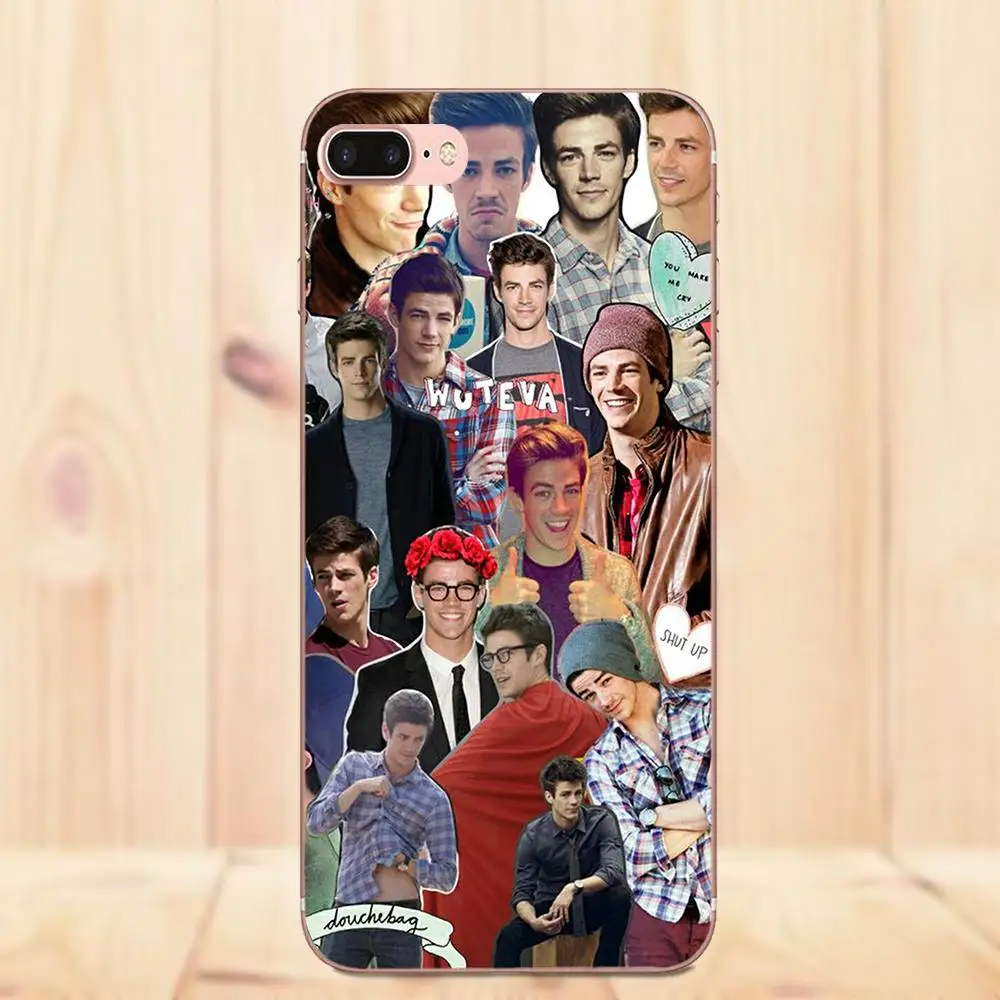 Maerknon Grant Gustin для Galaxy Alpha Core Prime Note 4 5 8 S3 S4 S5 S6 S7 S8 S9 mini edge Plus Мягкий ТПУ индивидуальный