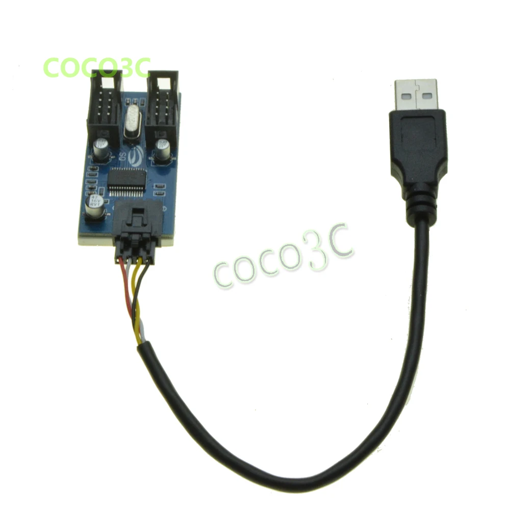 Удлинительный Кабель USB 2 0 Male 1 9Pin карта на 9 контактный usb концентратор разъем