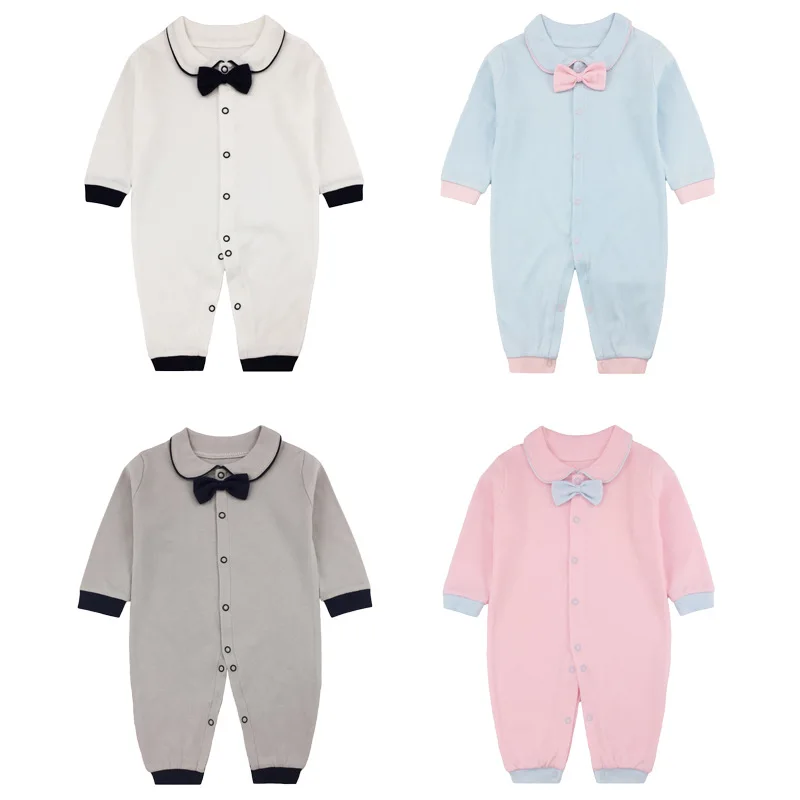 Хлопковый Мягкий комбинезон для маленьких девочек новинка 2018 осенне зимняя