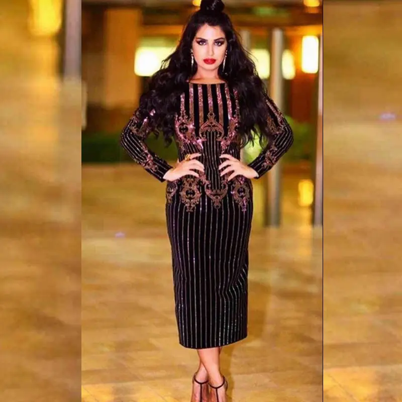 2018 зимнее платье сексуальное черное с кристаллами Бандажное vestido круглым вырезом