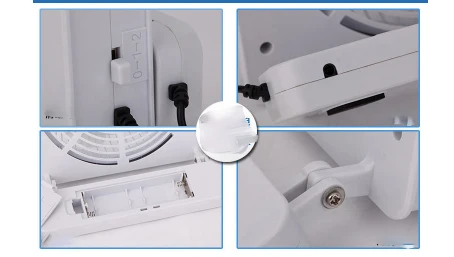 Мини вентилятор двойного назначения без щеток с зарядным устройством 6 дюймовый