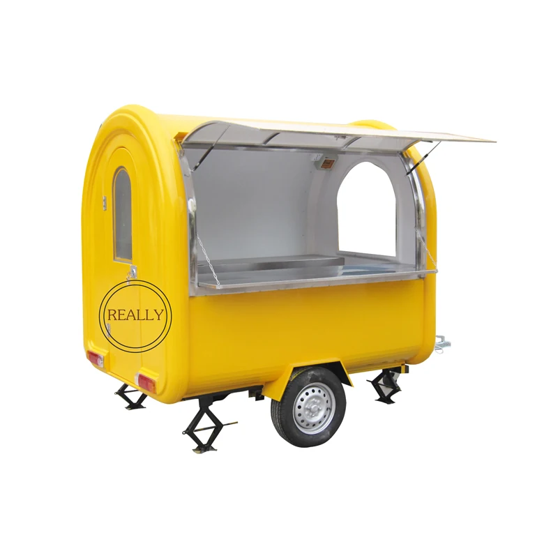 Самая популярная уличная тележка для еды/прицеп/Грузовик рулонная машина