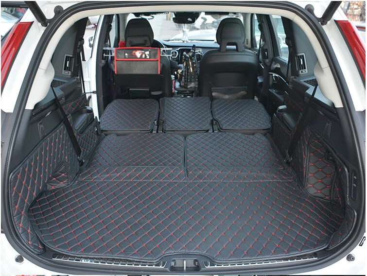Хорошие ковры специальные коврики для багажника Volvo XC90 5 мест 2017-2015