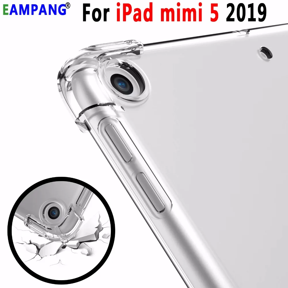 Ультратонкий чехол для Apple iPad Mini 5 2019 7 9 A2133 A2124 ТПУ силикон прозрачный мягкий