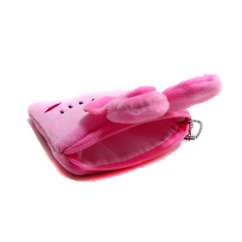 Мультяшный квадратный стежок Сова Пикачу Кошелек для монет на молнии женская