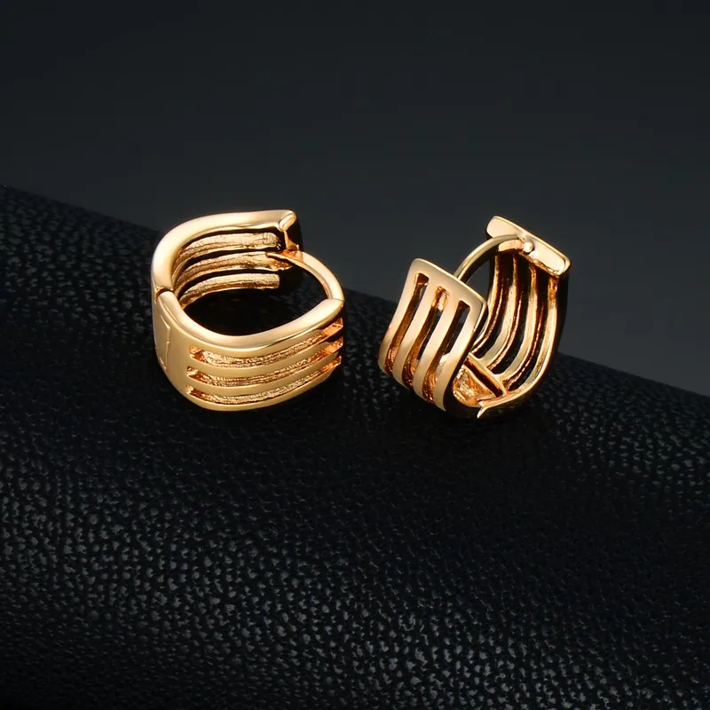 Горячие свадебные ювелирные изделия женские большие серьги Bijoux золотая пластина