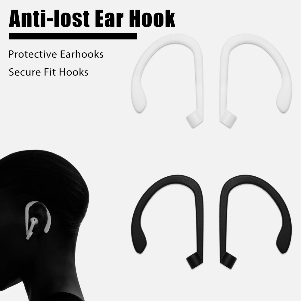 Protective Earhooks Holder Secure Fit Hooks for Airpods Apple Wireless Earphone Accessories Silicone Sports Anti-lost Ear Hook |