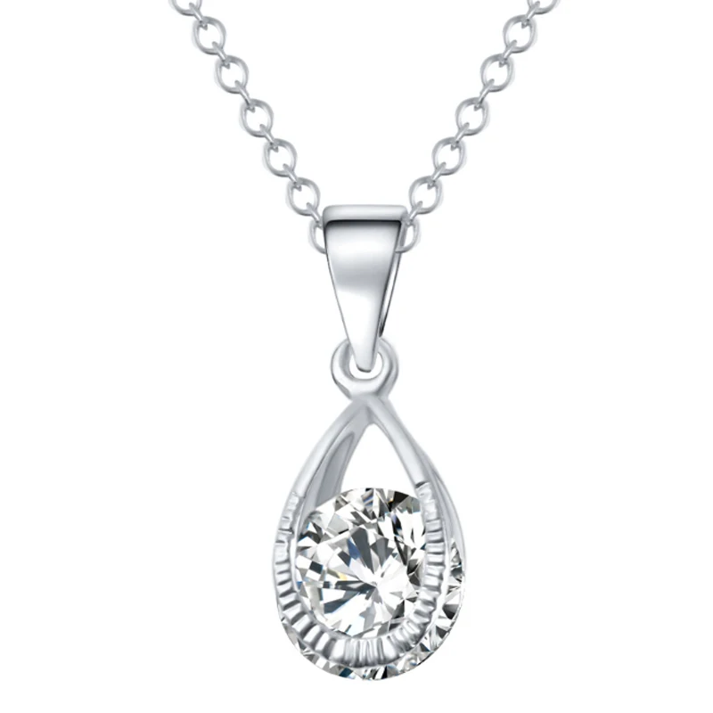 Мода Белый Круглый ААА Циркон Свитера Цепи Длинное Ожерелье Для Женщин Свадьба