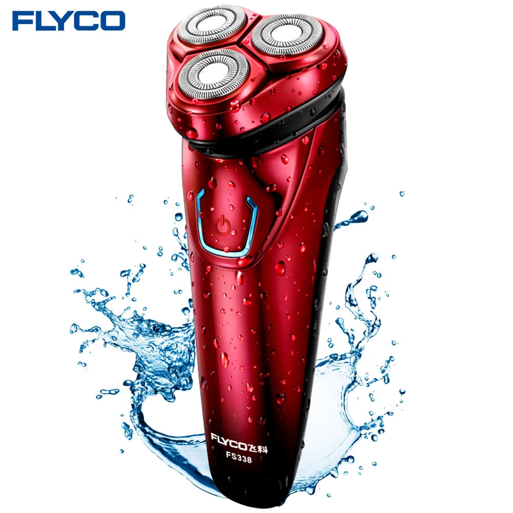 Flyco FS338 машинка для бритья мужчин моющаяся вращающаяся Мужская электрическая
