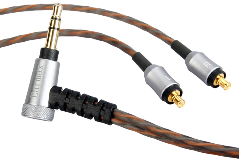 Earmax 213A A2DC Сменный кабель для наушников 3,5 мм разъем OCC посеребренный HIFI аудио кабель для ATH-CKR100is/CKR90/CKS1100is