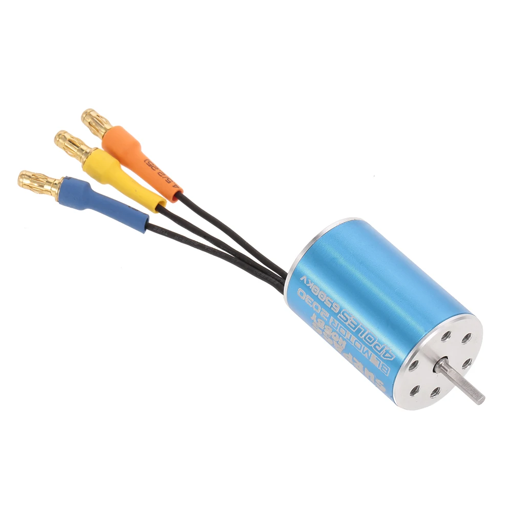 Высокое качество 120 Вт 2030 6500KV RC бесщеточный двигатель для 1/20 1/22 1/24 Электрический