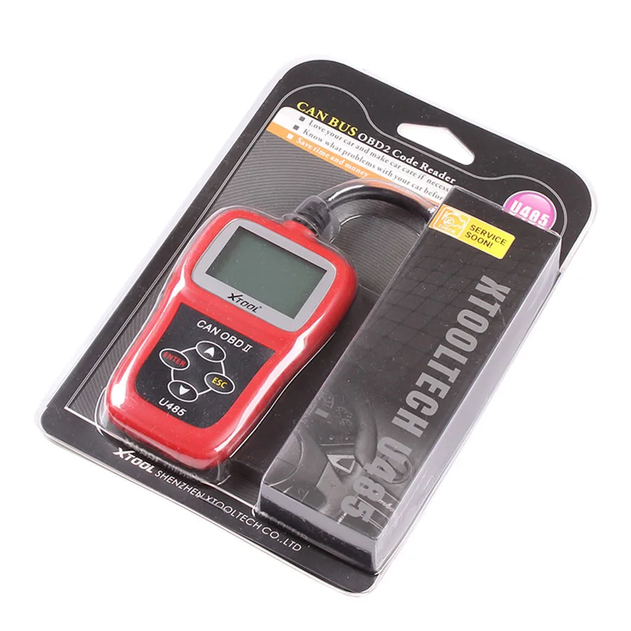 Xtool U485 Eobd2 OBD2 подключению CAN шины Авто диагностический сканер U 485 код ридер