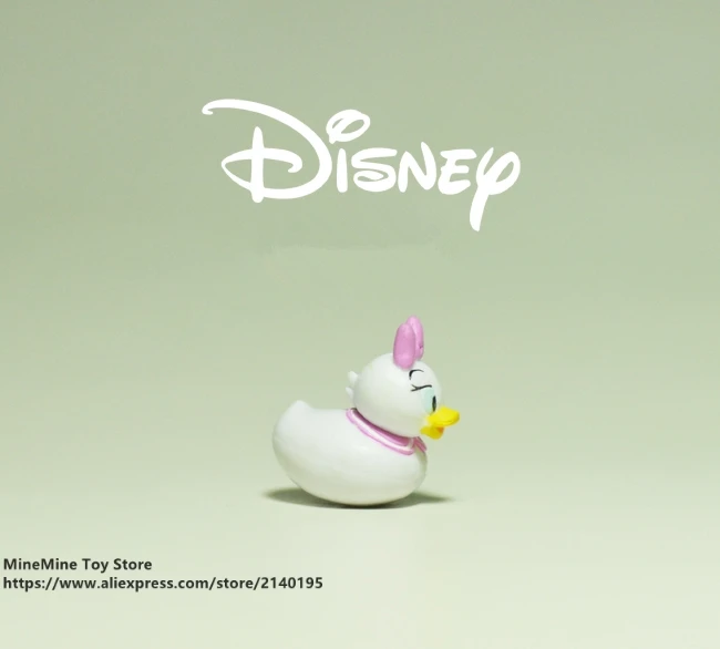 DISNEY Микки Маус Дональд Дак Дейзи 1 5 см мини фигурка коллекция украшений аниме