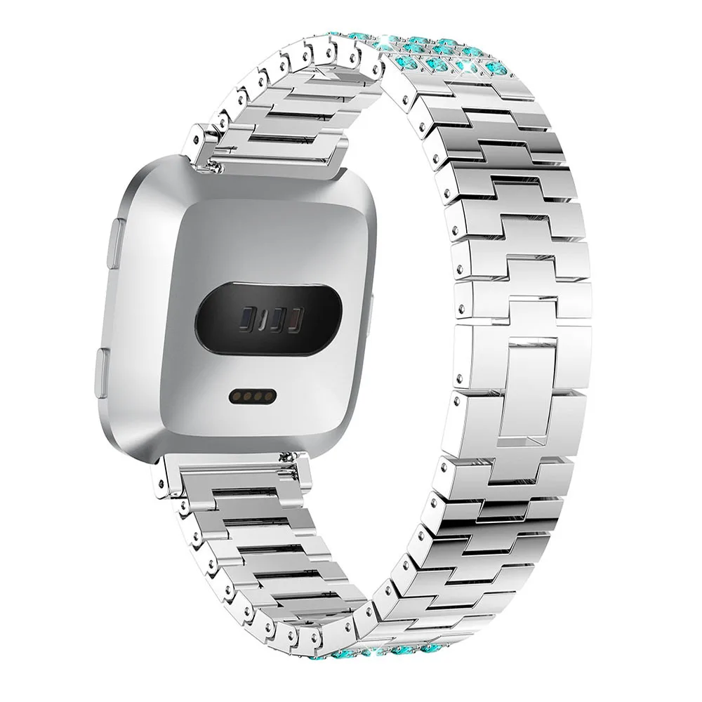 Металлический браслет Frontier для Fitbit Versa Смарт часы с безвинтовым браслетом