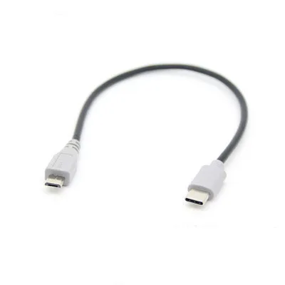 1 шт. USB Type C 3 штекер Micro 5 Pin B конвертер OTG адаптер кабель для передачи данных