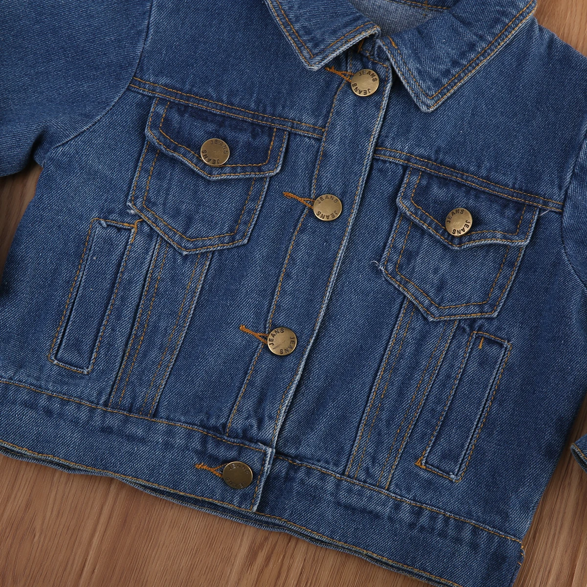 Long sleeve Denim Jacket Coat For Toddler Girl | Детская одежда и обувь
