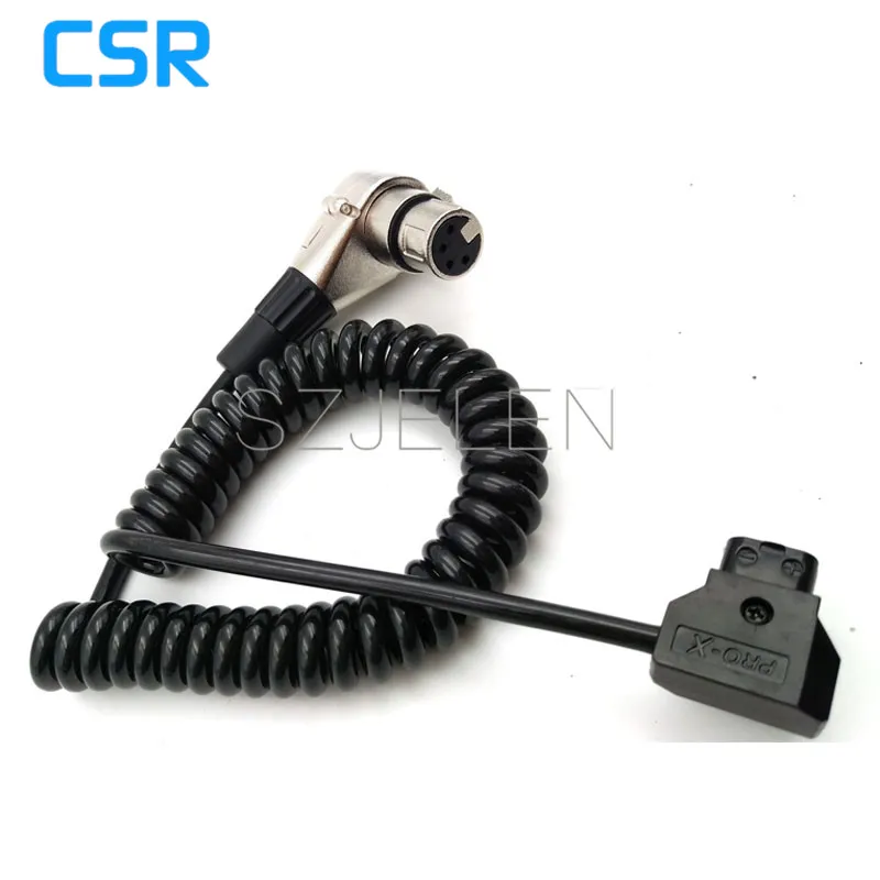 

Quality D-Tap Male to Female 4Pin XLR Cable fr Power Supply Battery Adapter