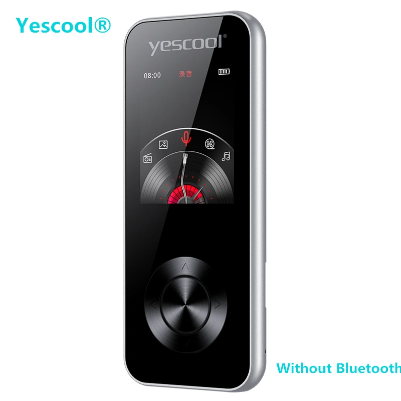 Yescool X2 MP4 видео плеер fm-динамик Диктофон электронная книга мини спортивный воспроизводитель walkman hifi музыкальный радио - Цвет: Silver