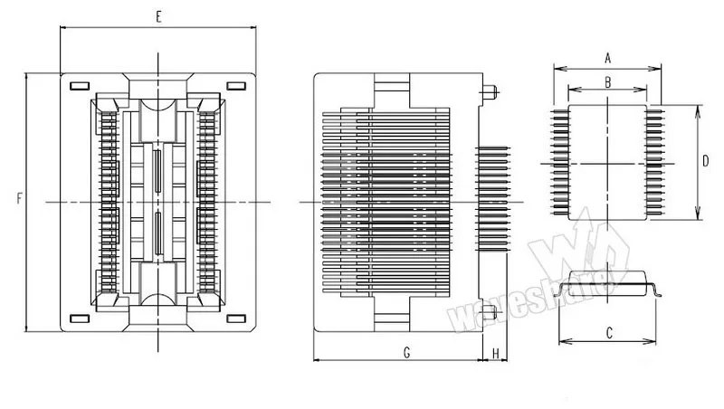 Waveshare SSOP20  DIP20 (A), TSSOP20 Enplas, -,       SSOP20,  0, 65