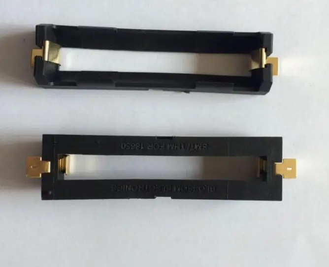 20 шт./лот высокое качество 1X 18650 Держатель аккумулятора SMD с бронзовыми контактами