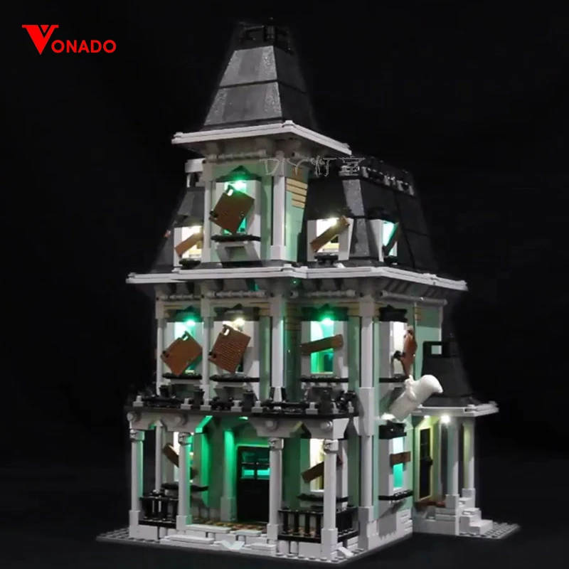 Светодиодный светильник для Lego 10228 монстр истребитель дом с привидениями