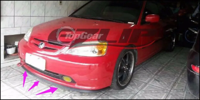 Для HONDA Freed бампер губы/передний спойлер для автомобиля Тюнинг/TOPGEAR обвес комплект+ полоса юбка