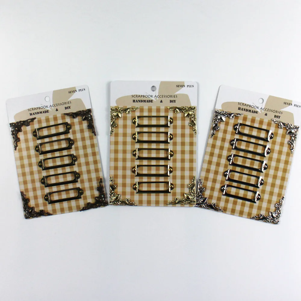 Бесплатная доставка 6 карт/партия винтажная бронза/серебро/золотая