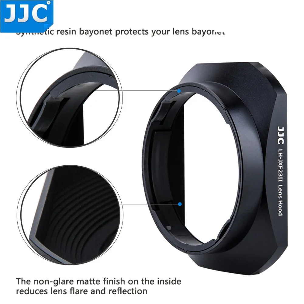 Квадратная бленда для объектива камеры JJC 62 мм размер резьбы FUJINON XF 23 F1.4 R/XF 56 F1.2 R APD