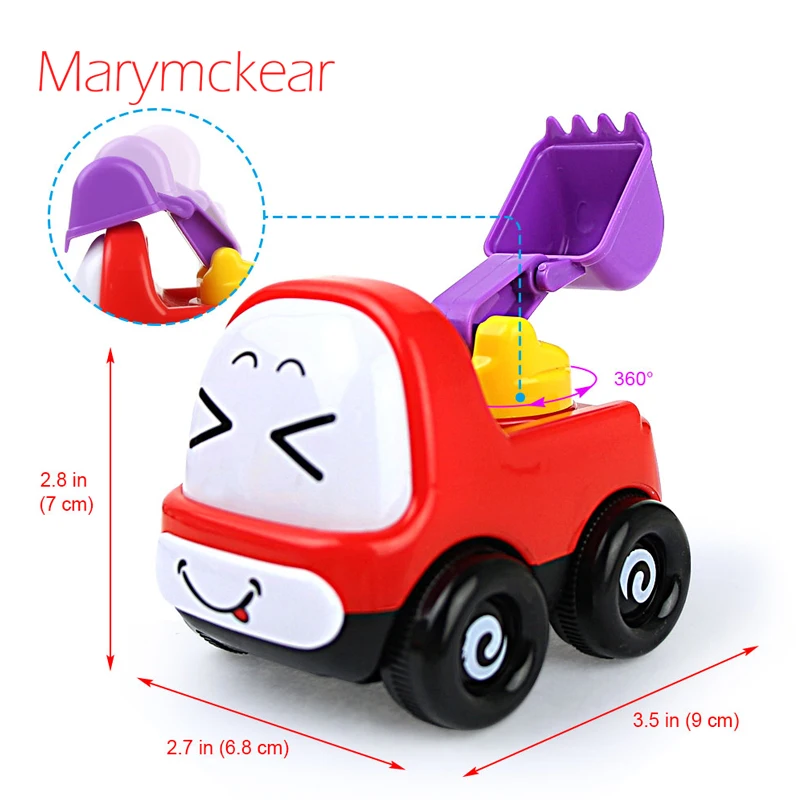 1 шт. милая мультяшная игрушка игрушечный автомобиль для мальчиков детский
