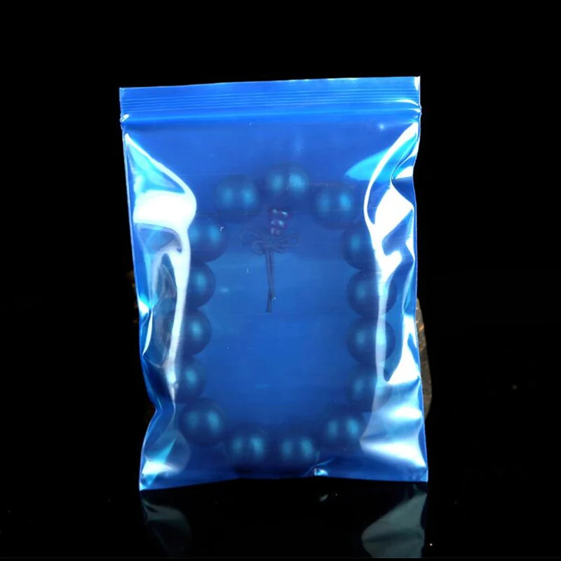 100 шт маленькие ювелирные изделия Ziplock молния замок мешок многоразовая застежка-молния мешок толстые ювелирные изделия сумка упаковка мешков для хранения
