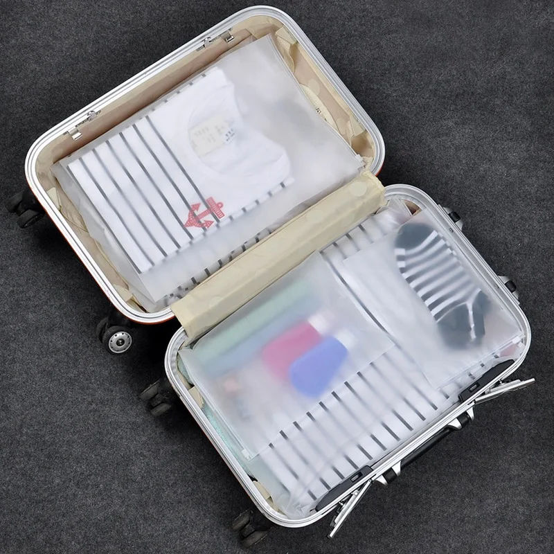 100 шт Пластиковые мешковатые сумка Grip уплотнения собственной личности