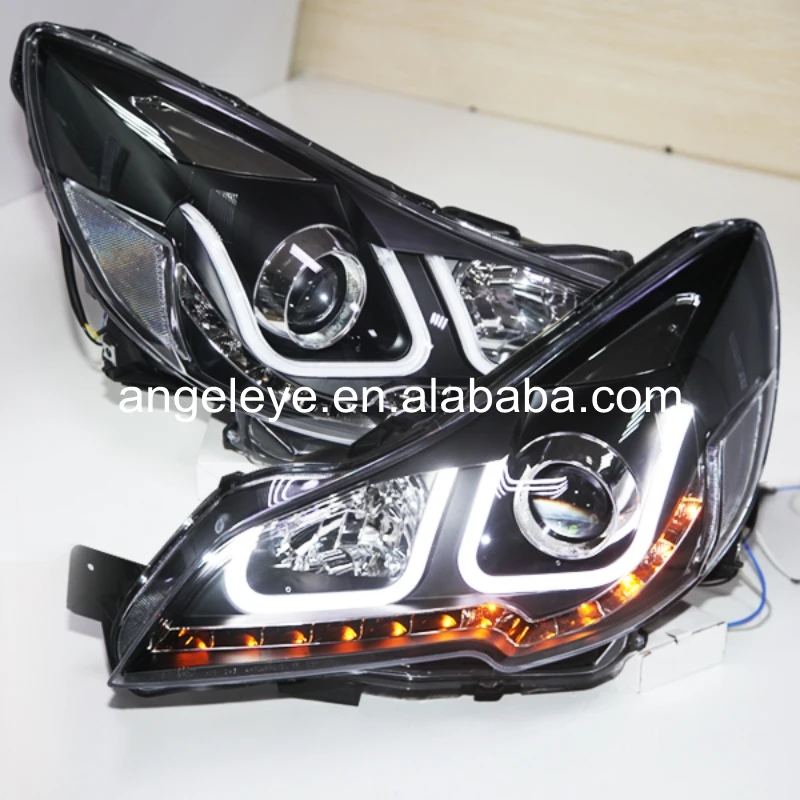 

2010-2013 year For Subaru for Outback U style LED Angel Eyes headlights LF