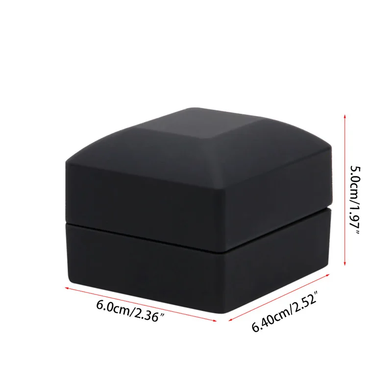 Подарочная коробка для сережек и колец со светодиодной подсветкой Свадебное