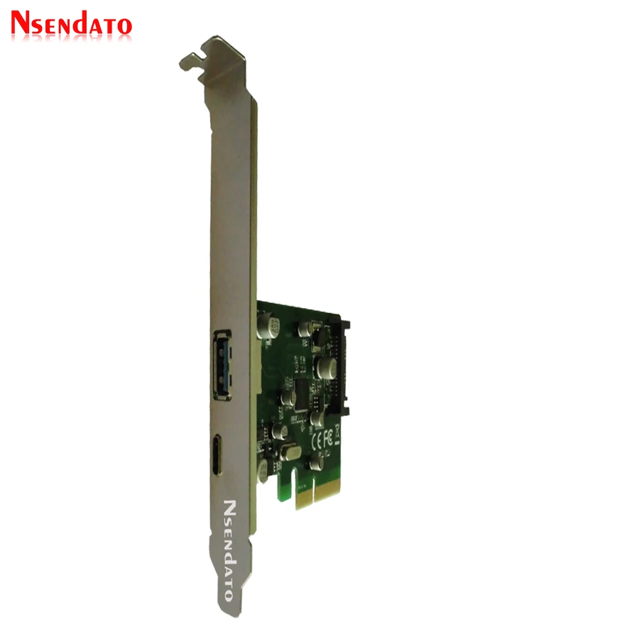 Карта PCIE 10 Гбит/с на USB 3 1 Type A Type-C PCI-E контроллер карта USB3.1 PCI Express 4x C + адаптер