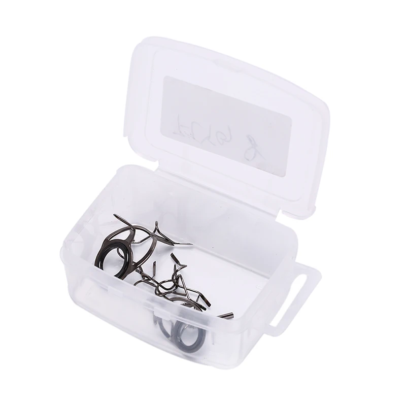 High Quality Fly Rod Guide Set Repair Kit Fishing Building Wrapping 6#/7# Stainless Tip Hook | Спорт и развлечения
