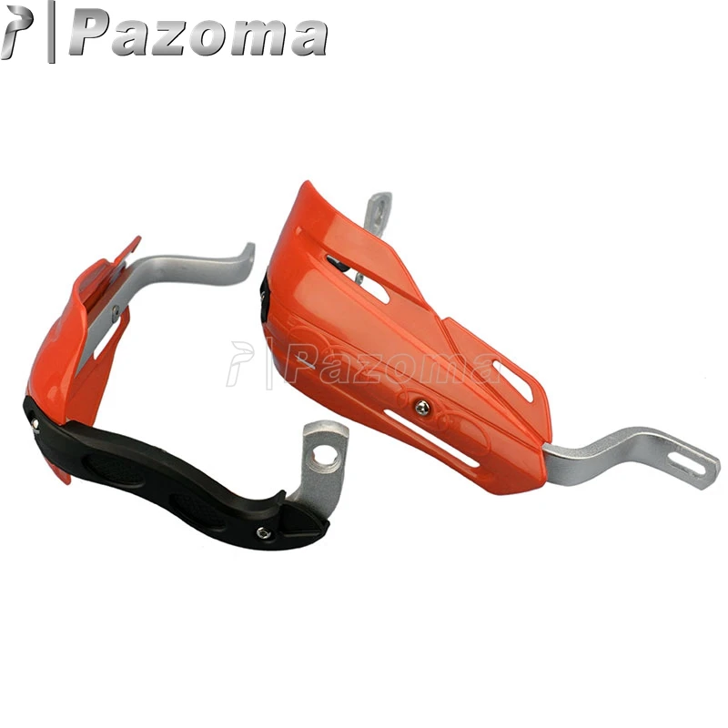 orange Pazoma Универсальный Dirt Bike ATV Supermoto 7/" 22 мм Синий Ручной щиток для Suzuki GSXR1000 B-KING - Цвет: orange