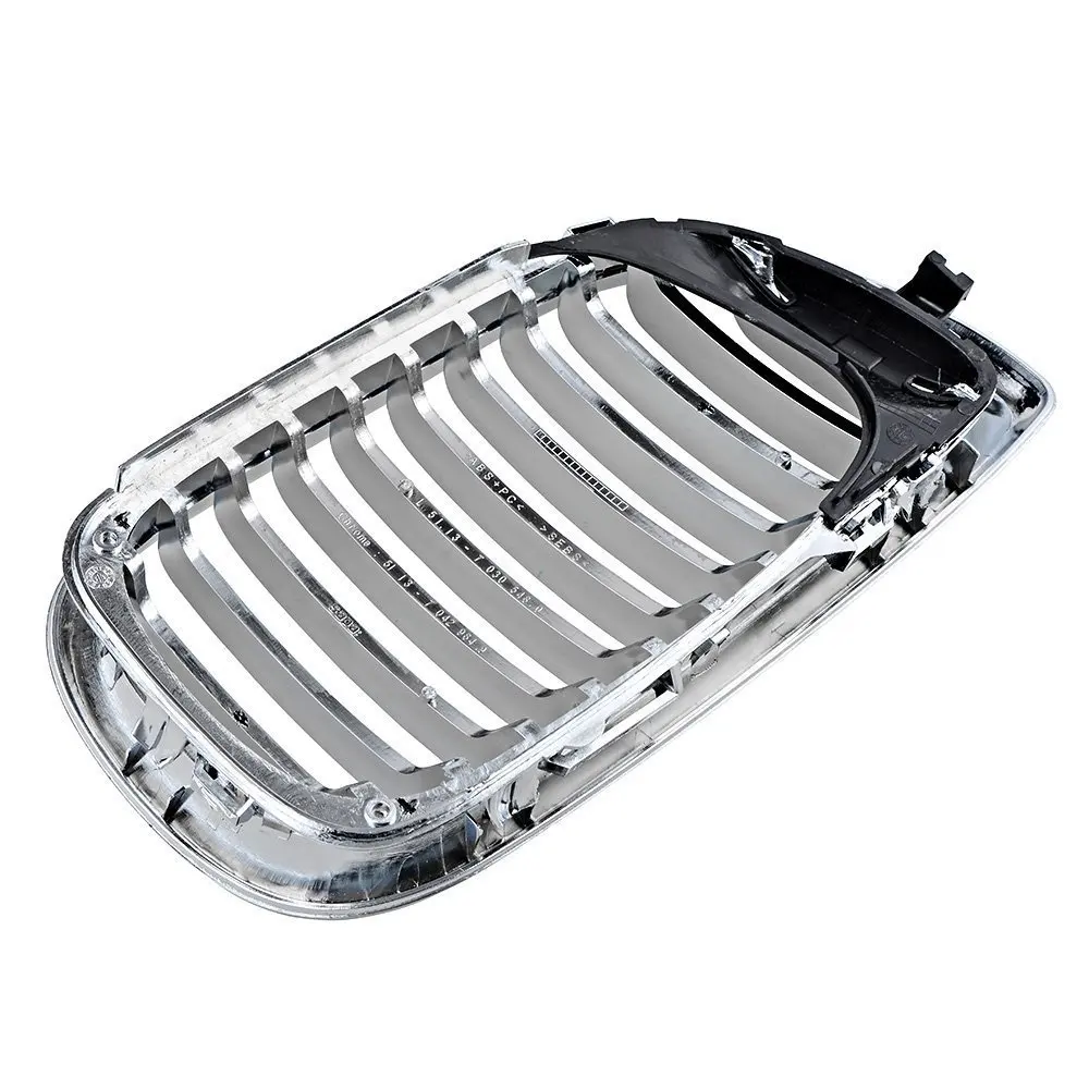 Бесплатная доставка Хромированная передняя решетка решетки для BMW E46 РЕШЕТКА